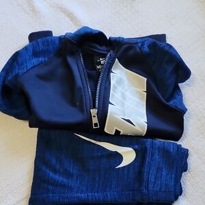 Nike Blue Tracksuit with White Logo